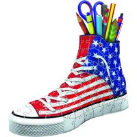 Puzzle 3D Sneaker Flag Edition - Portapenne 112 Pezzi