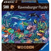 Puzzle di Legno Fondale Marino - 500 Pezzi