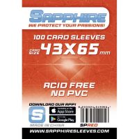 100 Bustine Sapphire RED 43x65