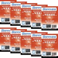 10x 100 Bustine Sapphire RED 43x65 | Mythic Bundle