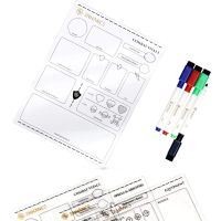 RPG Acrylic Character Sheet Set - Set Schede Personaggio Riutilizzabili