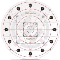 RPG 30ft Spell AoE Damage Template