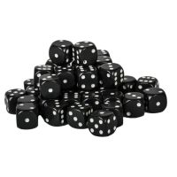 Set di Dadi 36D6 Opaco (Nero, Bianco)
