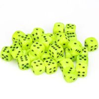 Set di Dadi 36D6 Opaco (Verde Brillante, Nero)