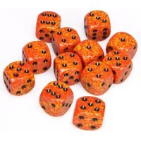 Set di Dadi 12D6 Speckled (Fuoco)