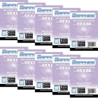 10x 100 Bustine Sapphire LILLA 59x86 | Mythic Bundle