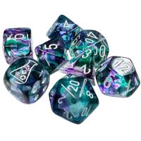 Set di Dadi Lab Dice - Nebula (Fluorite, Bianco)