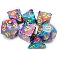 Set di Dadi Festive (Mosaic, Giallo)