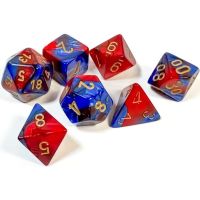 Set di Dadi Gemini (Blu, Rosso, Oro)