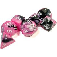 Set di Dadi Gemini (Nero, Rosa, Bianco)
