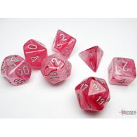 Set di Dadi Ghostly Glow (Rosa, Argento)