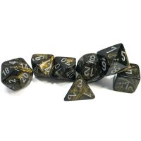 Set di Dadi Leaf (Nero, Oro, Argento)