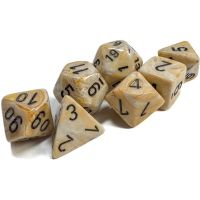 Set di Dadi Marble (Avorio, Nero)