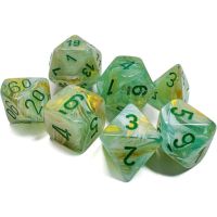 Set di Dadi Marble (Verde, Verde Scuro)