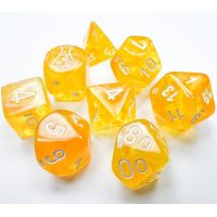 Set di Dadi Lab Dice - Borealis Luminary (Canarino, Bianco)