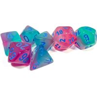 Set di Dadi Gemini Luminary (Verde Gel-Rosa, Blu)