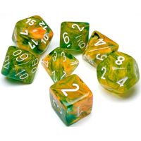 Set di Dadi Nebula Luminary (Primavera, Bianco)