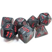 Set di Dadi Velvet (Nero, Rosso)