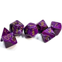 Set di Dadi Vortex (Viola, Oro)
