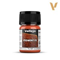 Vallejo Pigments Color Dark Red Ochre 35 ml