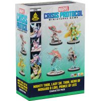 Marvel Crisis Protocol - Mighty Thor, Lady Sif, Thor,Hero of Midgard