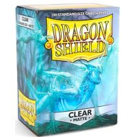 100 Bustine Standard Dragon Shield Matte Sleeves - CLEAR