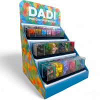 Espositore con 37 Set di Dadi per Giochi di Ruolo