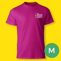 T-shirt TBG True Board Gamer - M Rosa