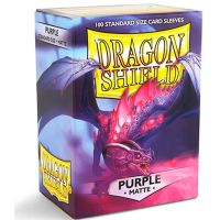 100 Bustine Standard Dragon Shield Matte Sleeves - PURPLE