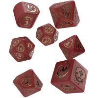 Set di 7 Dadi - Dragons Modern Ruby