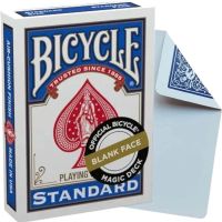 Carte Bicycle - Blank Face Blu