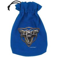 Sacchetto per Dadi - Anne Stokes Dice Pouch - Wolf Trio