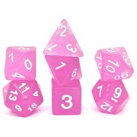 Set di 7 Dadi Confetti - Creamy Pink
