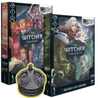 Unmatched - The Witcher Realms Fall + Steel and Silver + Miniatura | Medium Bundle