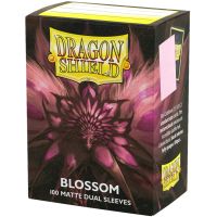 100 Bustine Standard Dragon Shield Matte Dual Sleeves - BLOSSOM